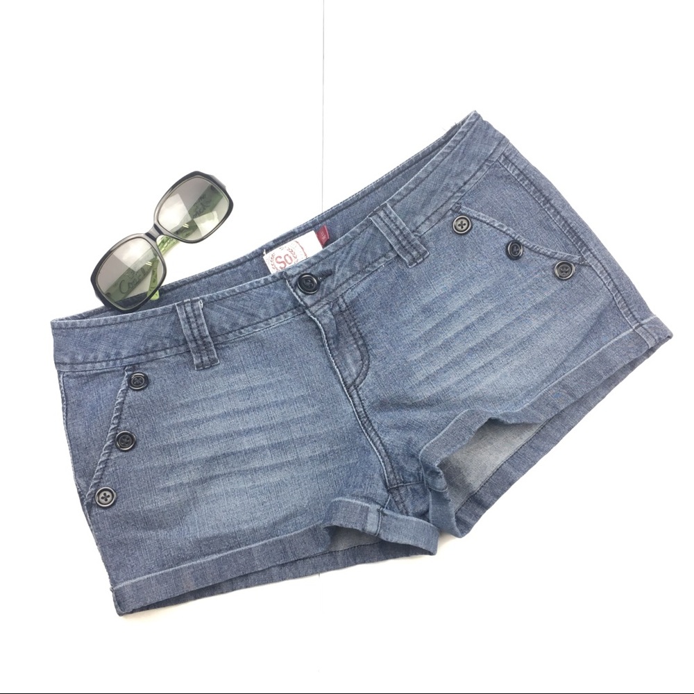 SO Shorts Denim with Sailor Buttons Size 11